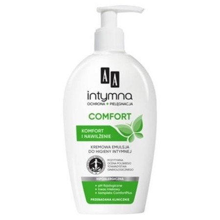 AA - Intymna - EMULSJA/PŁYN do higieny intymnej, 300 ml. Comfort