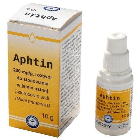 Aphtin 200 mg. - lek na pleśniawki, 10 g.
